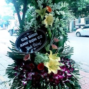 Hoa chia buồn CB17